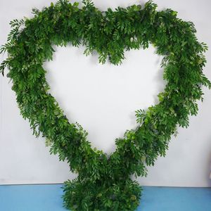 Arco Floreale Verde per Matrimoni, Sfondo con Fiori Artificiali e Base in Tessuto per Cerimonie Nuziali e Sfondi Fotografici - Product Image 1