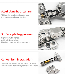 Bisagras para Muebles de Cocina, Bisagras Hidráulicas, Accesorios de 35 mm, Bisagras Ajustables en 3D para Puertas de Armario - Product Image 5
