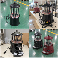 Distributeur de chocolat chaud commercial compact 5L, 400W, en acier inoxydable, machine électrique pour réchauffer les boissons, pour café, boulangerie et restaurant