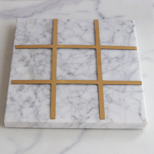 Thủ Công Tic Tac Toe Hội Đồng Quản Trị Cổ Điển Trò Chơi Vuông X Và O Đá Cẩm Thạch Tic Tac Toe Cờ Vua Trò Chơi Hội Đồng Quản Trị Cho Gia Đình - Product Image 4