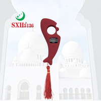 SXH5136 Usine En Gros Électronique Numérique Tally Compteur Forme De Poisson Prière Numérique Tasbih Perles Rotatives Islamique Di