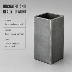 <span class=keywords><strong>Tube</strong></span> carré en acier carbone nu, section creuse carrée de 20x20 à 200x200 mm, finition usine pour soudage et fabrication de cadres - Product Image 4