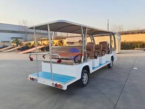 Autobús Turístico de 17 Pasajeros de Nuevo Diseño - Vehículo Grande Azul Elegante, Transporte Especial Clásico - Product Image 5