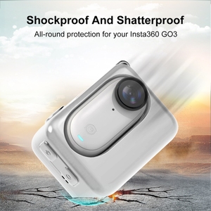 Estuche de Carga de Silicona para Cámara <span class=keywords><strong>Insta360</strong></span> <span class=keywords><strong>GO</strong></span> 3 PULUZ (Blanco) - Product Image 5