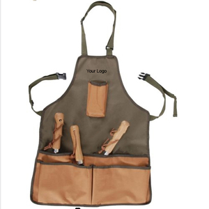 2026 mới nhất tùy chỉnh không thấm nước sáp bông vải làm việc vườn công cụ Tạp dề với túi - Product Image 1