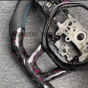 Nuevo Volante Deportivo de Fibra de Carbono Forjado con Cuero Perforado para Honda Civic 11ª Generación - Product Image 2