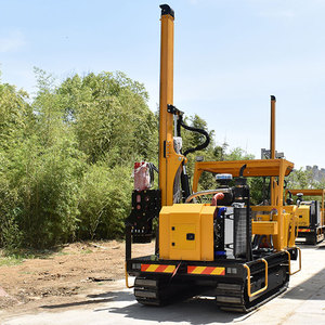 מקדחת כלונסאות דיזל פוטו-וולטאית זחלית הידראולית להתקנת תחנות כוח סולאריות, איכות טובה מחיר נמוך - Product Image 5