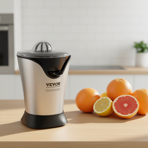 Exprimidor de cítricos eléctrico Vevor de 100W, acero inoxidable, con boquilla antiderrame, fácil de limpiar, para naranjas, pomelos y limones. - Product Image 2