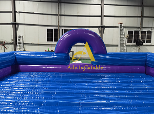 Piscine gonflable à bulles bleue violette en PVC, gonflable, extérieure pliante, pour l'intérieur, hors sol, pour enfants et adultes - Product Image 2
