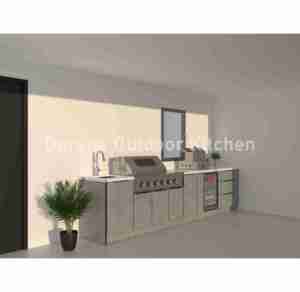 2026 Dorene pequeña cocina al aire libre personalizada 304 conjunto modular de acero inoxidable ensamblado listo - Product Image 4