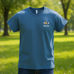 เสื้อยืดคาร์เป ดีเอ็มสีน้ำเงิน แขนสั้น เสื้อผ้าส่งเสริมการขาย - Product Image 3