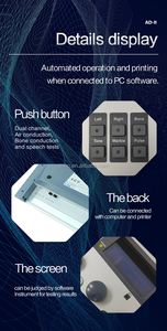 Audiômetro Profissional de Alta Precisão Ecológico com Bateria de Íon de Lítio, Teste Auditivo Portátil, Classe de Condução Aérea e Óssea - Product Image 4