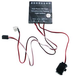 G.T.POWER High Power 3W 1200mA <b>LED</b> <b>Wire</b> 80cm Flight Simulated Flashing <b>Light</b> System Rc Models Parts Show <b>Light</b> Kit Model - Product Image 3