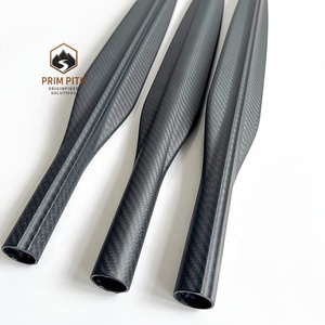 Tubo in Fibra di Carbonio 3k Twill ad Alta Resistenza per Pesca, Tubi in Fibra di Carbonio con Scanalatura 1000mm - Product Image 1