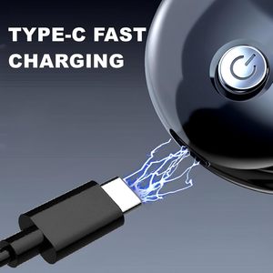 Rasoir Électrique Rotatif Portable Rechargeable USB, Mini Rasoir de Poche pour Hommes, Étanche IPX5, Chargement Type-C, Utilisation Domestique et en Camping-Car - Product Image 5