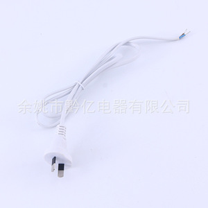 Ac Power Cord 2 Core 10A <b>PVC</b> SJT Wire As Male End <b>Stripped</b> Female Home Appliance Use - Product Image 2