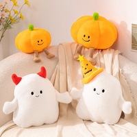 Personnalisé Super Doux Kawaii Halloween Fantôme Diable Peluche Poupée Jouet pour Enfants PP Coton Peluche Jouet