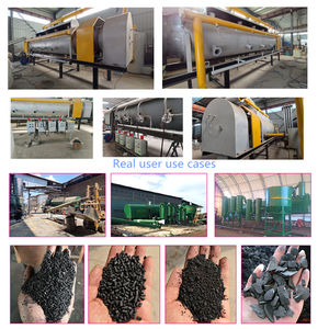 Charbon de bois de carbonisation sans fumée à flux d'air chaud faisant la machine - Product Image 4