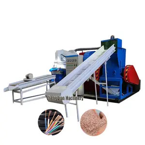 Copper Wire Cable Granulating Machine/ Electric Wire Stripping Machine/ Scrap Copper Cable Recycling Machine Spain