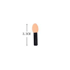 Bán buôn Eyeshadow bàn chải <span class=keywords><strong>Latex</strong></span> <span class=keywords><strong>Sponge</strong></span> đôi đầu Eyeshadow <span class=keywords><strong>Stick</strong></span> xách tay Eye Máy xay sinh tố Logo có sẵn - Product Image 4