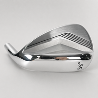 Cabeza de Wedge de Golf Personalizada OEM, 48, 52, 56, 60 Grados, Fresada por CNC, Alto Giro, Acero Inoxidable, Conforme a la USGA