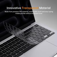 Pelindung Kulit Keyboard TPU Ultra Tipis Premium untuk Macbook Neo Air Pro 13 13.6 14 14.2 15 15.3 16 16.2 Inch M1 M2 M3 M4 M5