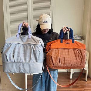Bolsa de Viaje de Gran Capacidad para Mujer, Estilo Geométrico, Deportiva, para Fitness, Equipaje de Mano, Bolsa de Almacenamiento para Natación, para Hombre, para Viajes Cortos - Product Image 2