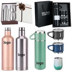 Thiên Hà Long Lanh Màu Sắc Sáng Bóng 12Oz Thép Không Gỉ Cốc Rượu Vang Bộ Quà Tặng Giá Cà Phê Cốc Ly Rượu Sâm Banh Đám Cưới 500Ml Chân Không <span class=keywords><strong>Flask</strong></span> - Product Image 1