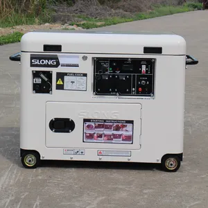 E.SLONG SILENT generator gas, untuk penggunaan rumah 5/6/7/8 kW