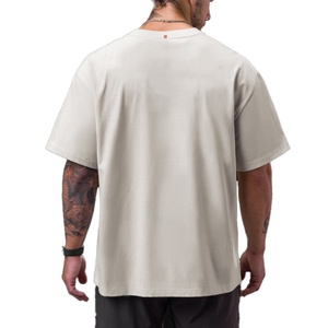 High Quality Loose Fashion <b>Tshirts</b> Custom Heavyweight 100% Cotton Streetwear Blank Oversize Men T Shirts - Product Image 2