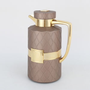 Juego de tetera de estilo árabe, 1000ml, carcasa de plástico, frasco de café interior de vidrio, tetera árabe Dallah - Product Image 6