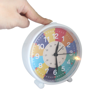 Mini Reloj Despertador Analógico <span class=keywords><strong>de</strong></span> Plástico y Metal para Niños, con Calendario, Función <span class=keywords><strong>de</strong></span> Repetición, Pantalla <span class=keywords><strong>de</strong></span> Agujas, Cuarzo, Regalo - Product Image 5