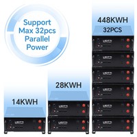 Licitti Lithium Stockage d'énergie à domicile Système solaire monté sur support 5kwh 200ah 51.2v Lifepo4 Batterie