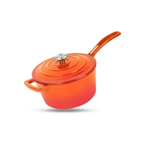 Olla para Leche de Hierro Fundido Esmaltado con Tapa, Mini Cacerola para Cocina Casera, Gran Venta - Product Image 2