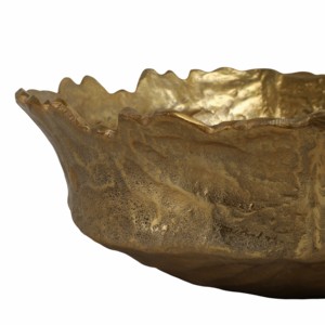 Ciotola decorativa rotonda in metallo per centrotavola da caffè, accessorio decorativo per la casa - Product Image 4