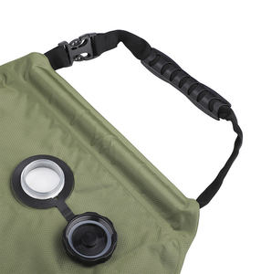 ถุงน้ำสำหรับตั้งแคมป์กลางแจ้ง เดินป่า ถุงอาบน้ำพลังงานแสงอาทิตย์ ถุงอาบน้ำสำหรับตั้งแคมป์ปีนเขา ถุงเก็บน้ำพร้อมสายยาง หัวฝักบัวปรับเปลี่ยนได้ - Product Image 6