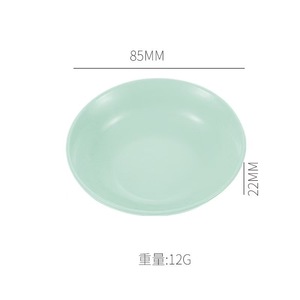 Soy Sauce Dish Set Round Ceramic Multi Color For Home Hotel Restaurant Use - Product Image 5