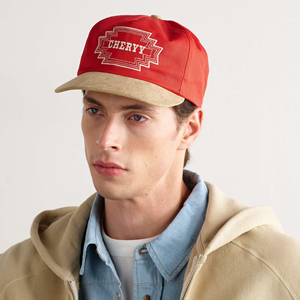 Casquettes de baseball vintage personnalisées à 5 panneaux, chapeau bicolore, visière en daim contrastant, casquette snapback non structurée, streetwear rétro, chapeau Americana - Product Image 5