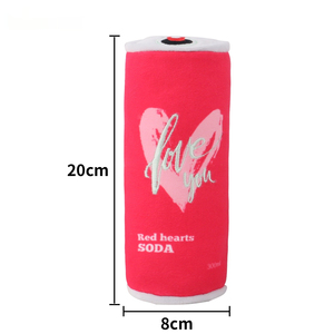 Jouets à mâcher en peluche résistants aux morsures pour chats et chiens, très vendus, faciles à tirer, avec des canettes qui font du bruit pour la Saint-Valentin, soins pour animaux de compagnie - Product Image 6