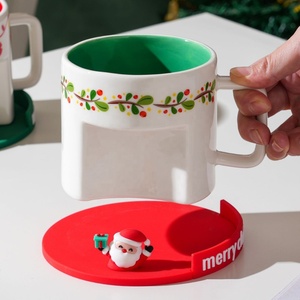 <span class=keywords><strong>2025</strong></span> thiết kế mới gốm giáng sinh <span class=keywords><strong>Mug</strong></span> với chất béo xử lý phim hoạt hình phong cách cốc cà phê kỳ nghỉ quà tặng cho mùa đông - Product Image 3