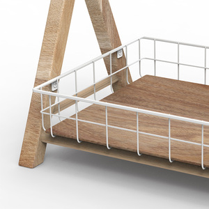 Contenedores de Alimentos de Madera Natural Hechos a Mano, Duraderos, Ahorran Espacio, Decoración Moderna para el Hogar, Panera, Forma Rectangular, Color Personalizable - Product Image 4