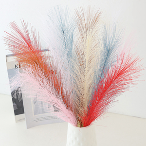 Duo Fu chine fournisseur mondial décoration <span class=keywords><strong>de</strong></span> mariage maison <span class=keywords><strong>fausse</strong></span> fleur artificielle vente en gros couleur <span class=keywords><strong>pampa</strong></span> roseaux fleur <span class=keywords><strong>herbe</strong></span> - Product Image 5