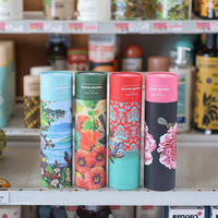 Vente en gros d'emballage de baume à lèvres enduit UV biodégradable écologique Tube cylindrique en papier artisanal personnalisé chocolats cosmétiques