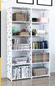 Simple Bookshelf Bookcase Assembly <strong>Storage</strong> Rack <strong>Storage</strong> and Organizing Cabinet - Product Image 3