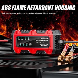<span class=keywords><strong>Chargeur</strong></span> universel <span class=keywords><strong>6V</strong></span>/12V 1,5A pour batteries au plomb de voitures et motos, avec fonction de réparation intelligente et protection contre la surcharge - Product Image 6