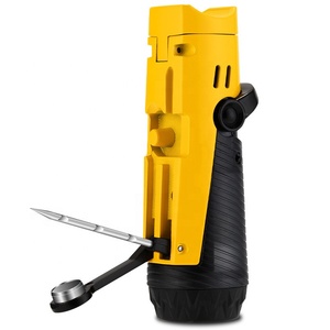 JOFI COB Windproof Metal <b>Cigar</b> <b>Lighter</b> Direct Flame Yellow Gold CB-24L2 Travel Multi Functional - Product Image 2
