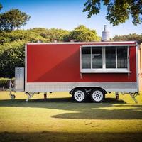 Cuisine de restaurant entièrement équipée, remorque alimentaire personnalisée pour les États-Unis, camion de restauration et chariot de hot-dogs pour la vente de nourriture de rue