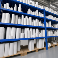 Étiquettes vierges en papier synthétique personnalisées, résistantes à l'eau et à l'huile, multi-tailles, autocollantes en rouleau pour bouteilles et pots de cosmétiques et de soins de la peau