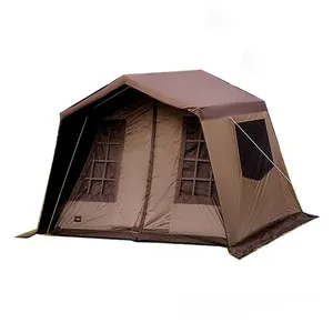 4-6 person Camping Hut Tent Outdoor Luxury Villa Rainproof And Cold Resist Camp House Tent