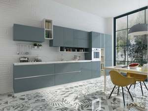 Meuble de restaurant moderne et simple, multifonctionnel, îlot de cuisine, table, contreplaqué personnalisé, imperméable, écologique, facile à nettoyer - Product Image 4